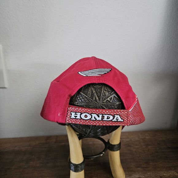 Honda Racing Cap One Size Fits Most Adult Euc Red Baseball Cap Nascar - Picture 6 of 8